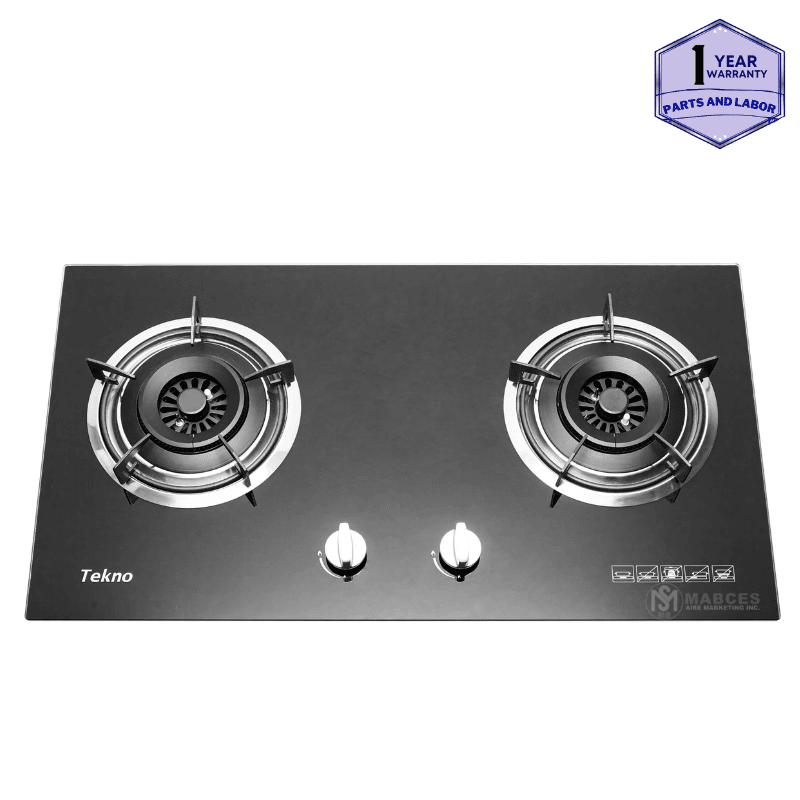 Tekno 2 Cast Iron Burner w/ Brass Burner Cap Builtin Hob Tempered