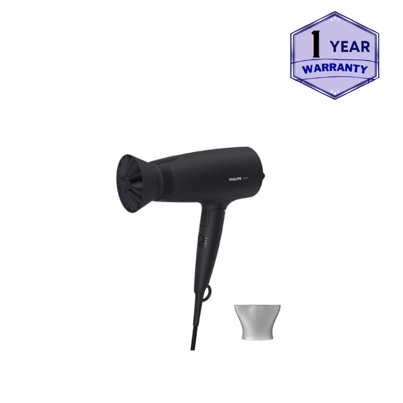 Philips 3000 Series Hair Dryer, 1600w Foldable BHD308/10 Mabces Appliances Online Store