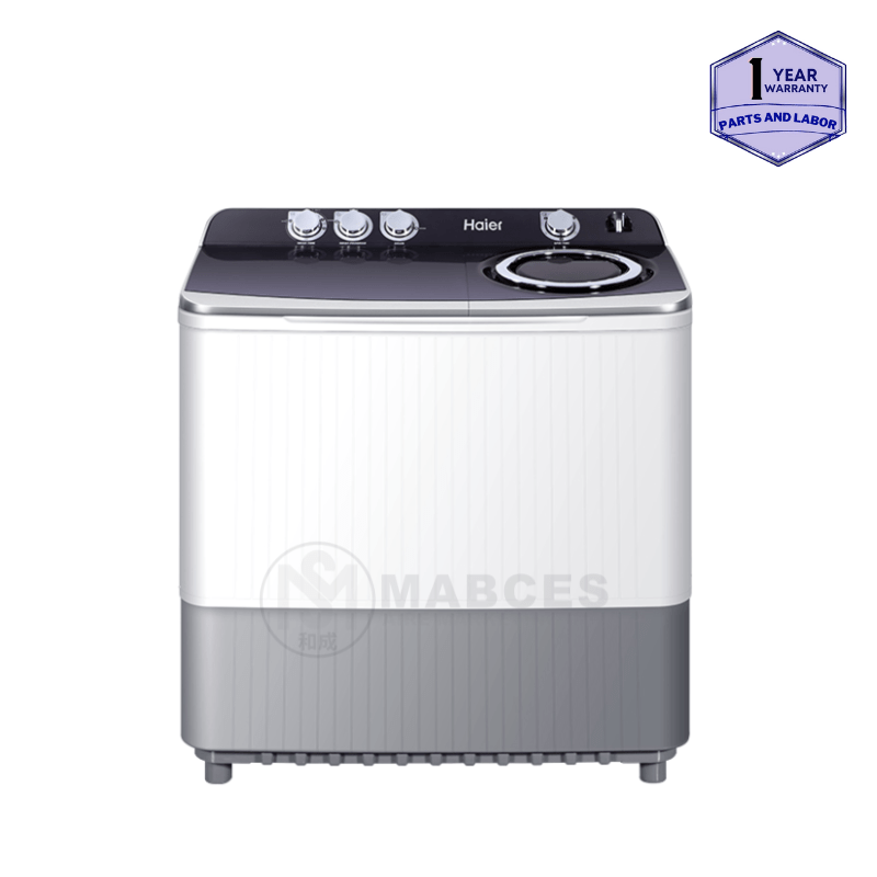 Haier HWM90P186 9.0kg Super Air Dry Twin Tub Washing Machine Mabces
