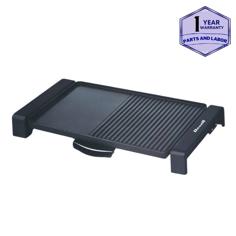 Dowell Flat And Ribbed Indoor Grill IG2185 Mabces Appliances Online Store