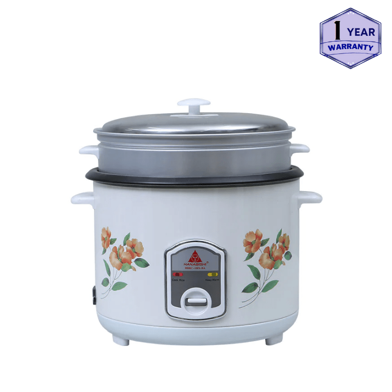 Hanabishi HHRC 14FS HA 1.4L (7Cups) Flower Design Teflon Rice Cooker Series