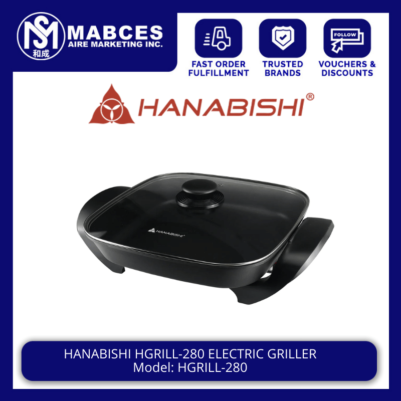 HANABISHI HGRILL280 ELECTRIC GRILLER