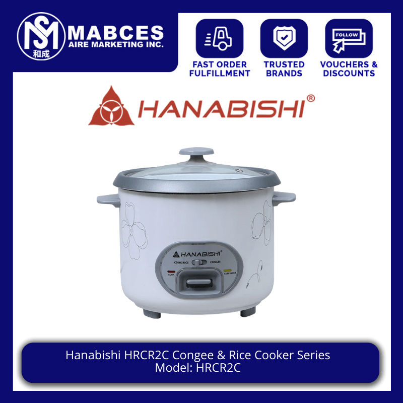 Hanabishi HRC18R2C Congee & Rice Cooker Series