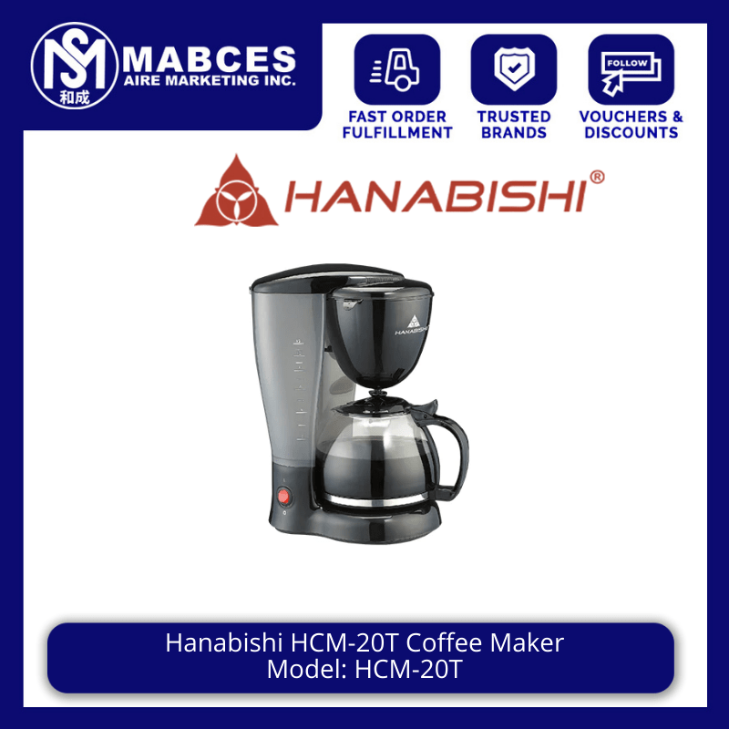 Hanabishi HCM20T Coffee Maker Mabces Appliances Online Store