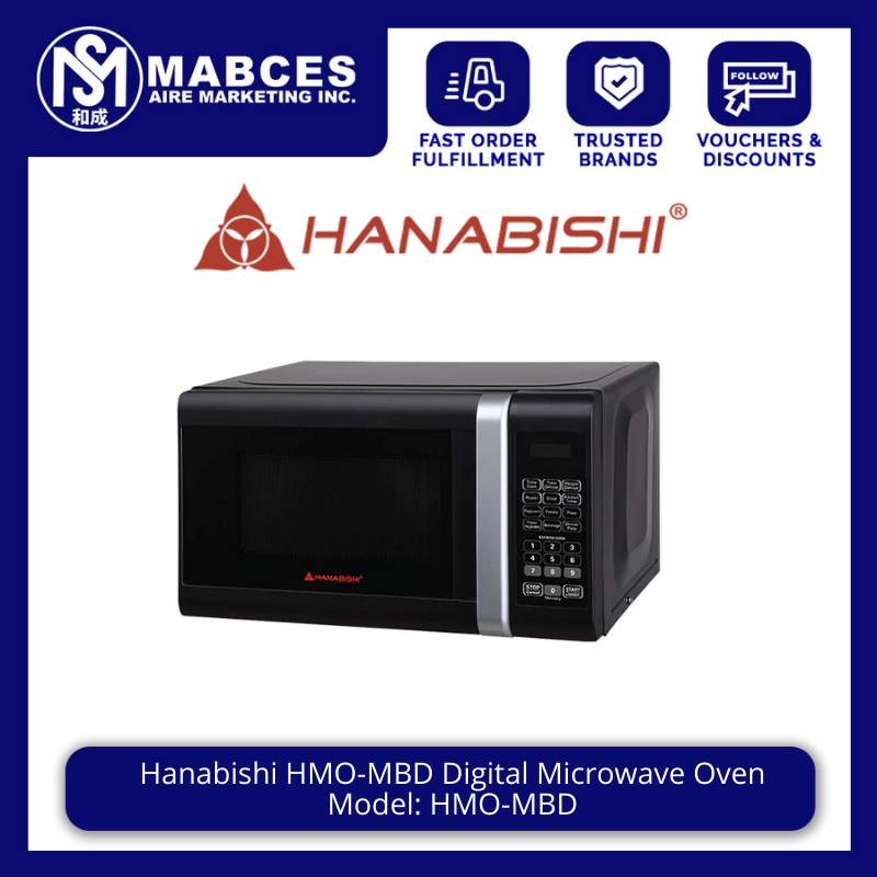 Hanabishi HMO20MBD Digital Microwave Oven Mabces Appliances Online Store