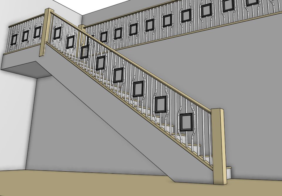 The Original Picture Frame Railing MABLETON KITCHEN REMODELER