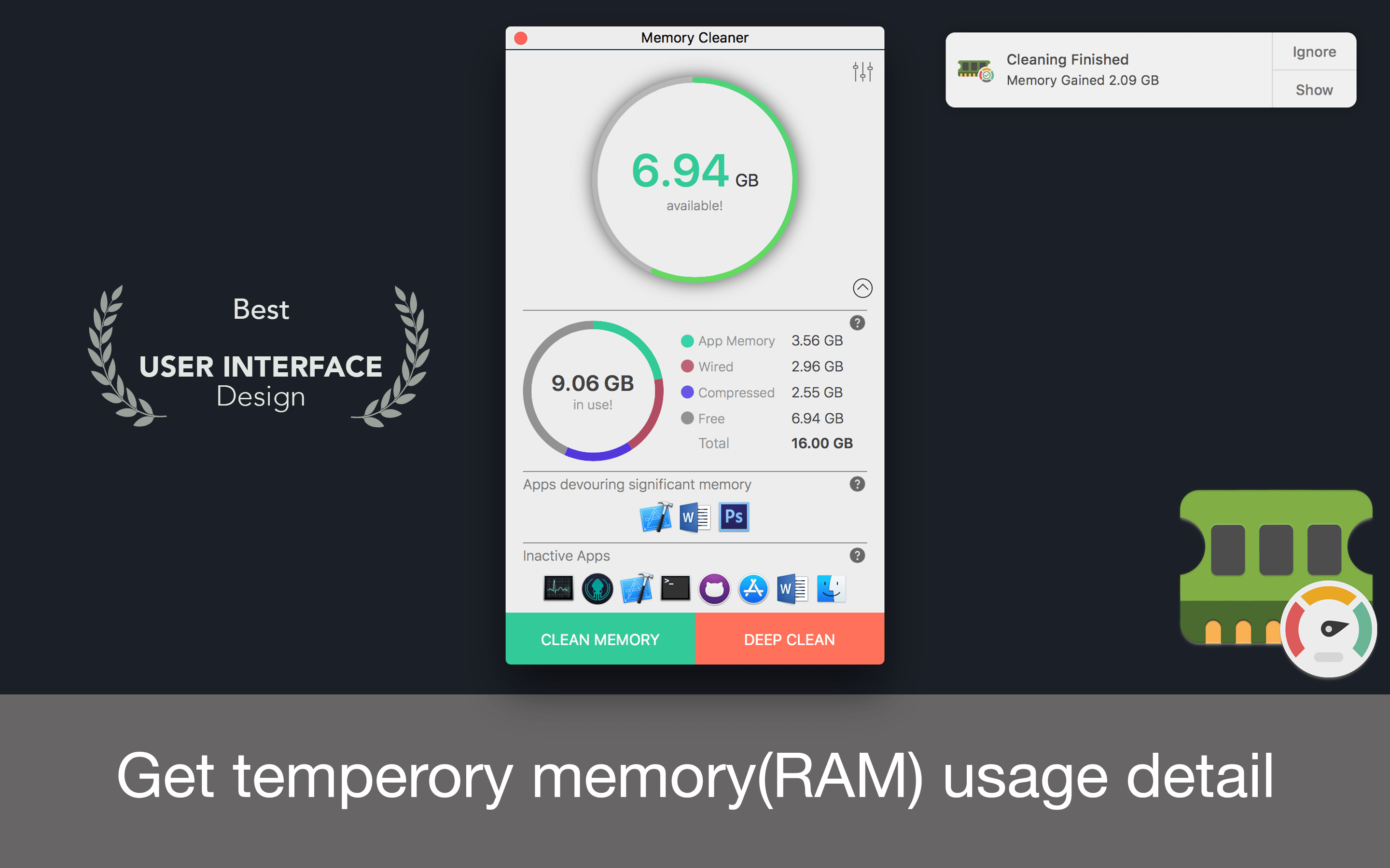 Memory cleaner app tewschecks