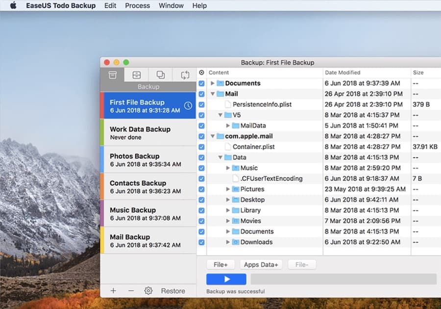 Die Ergänzung zu TimeMachine EaseUS Todo Backup für Mac macappstore.de