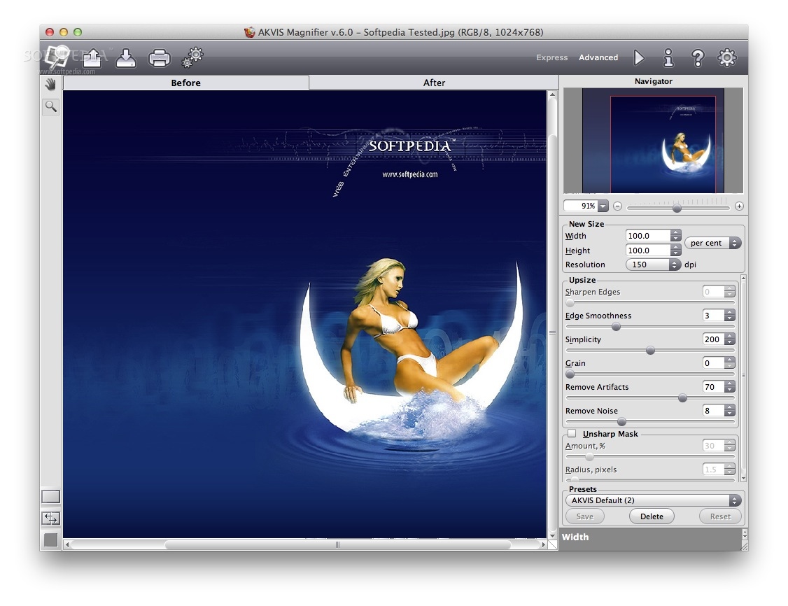 AKVIS Magnifier (Mac) Download, Screenshots