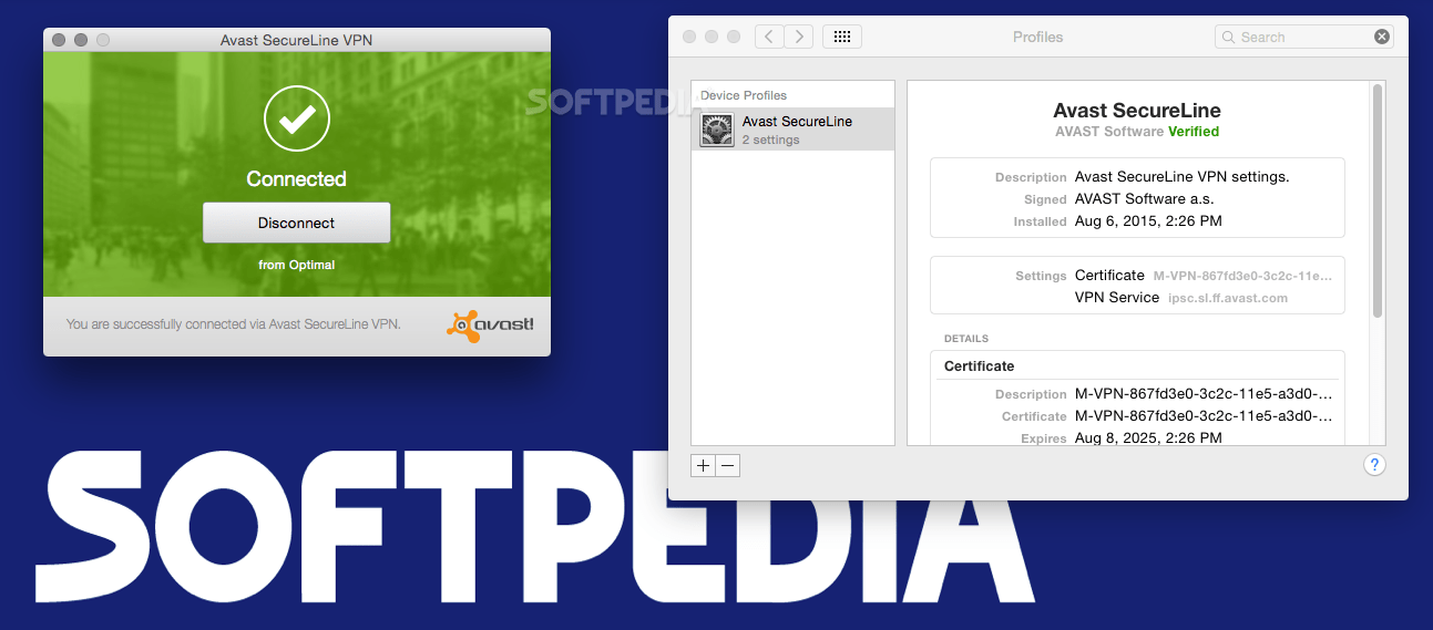 Avast SecureLine VPN (Mac) Download, Review, Screenshots