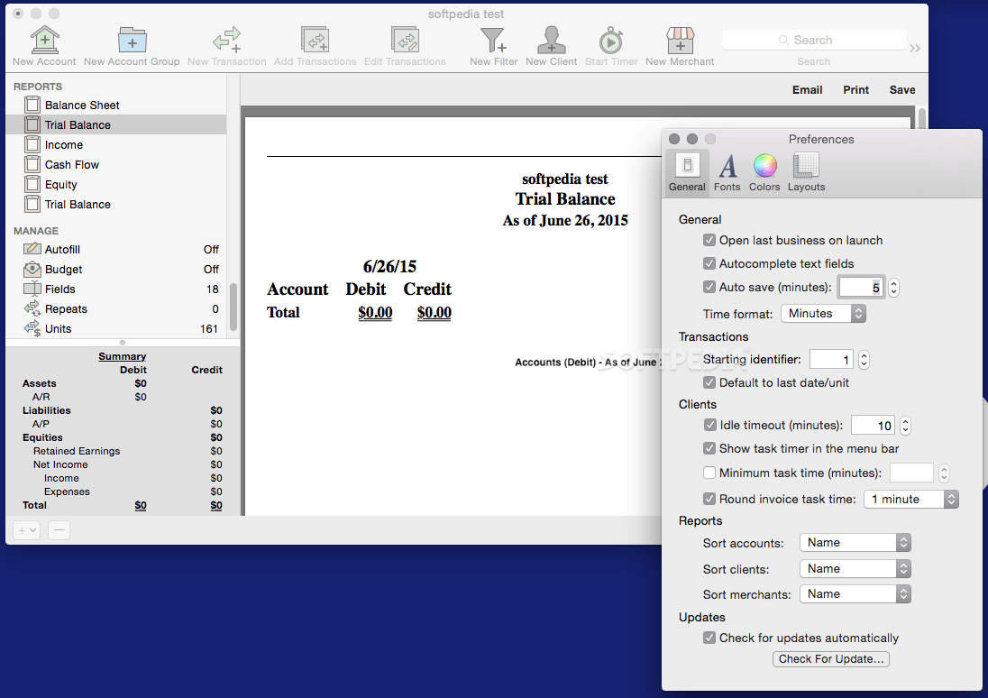 Linux beancounter lopimash