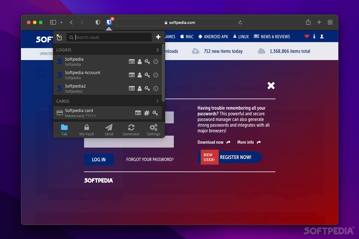 Bitwarden (Mac) Download, Review, Screenshots