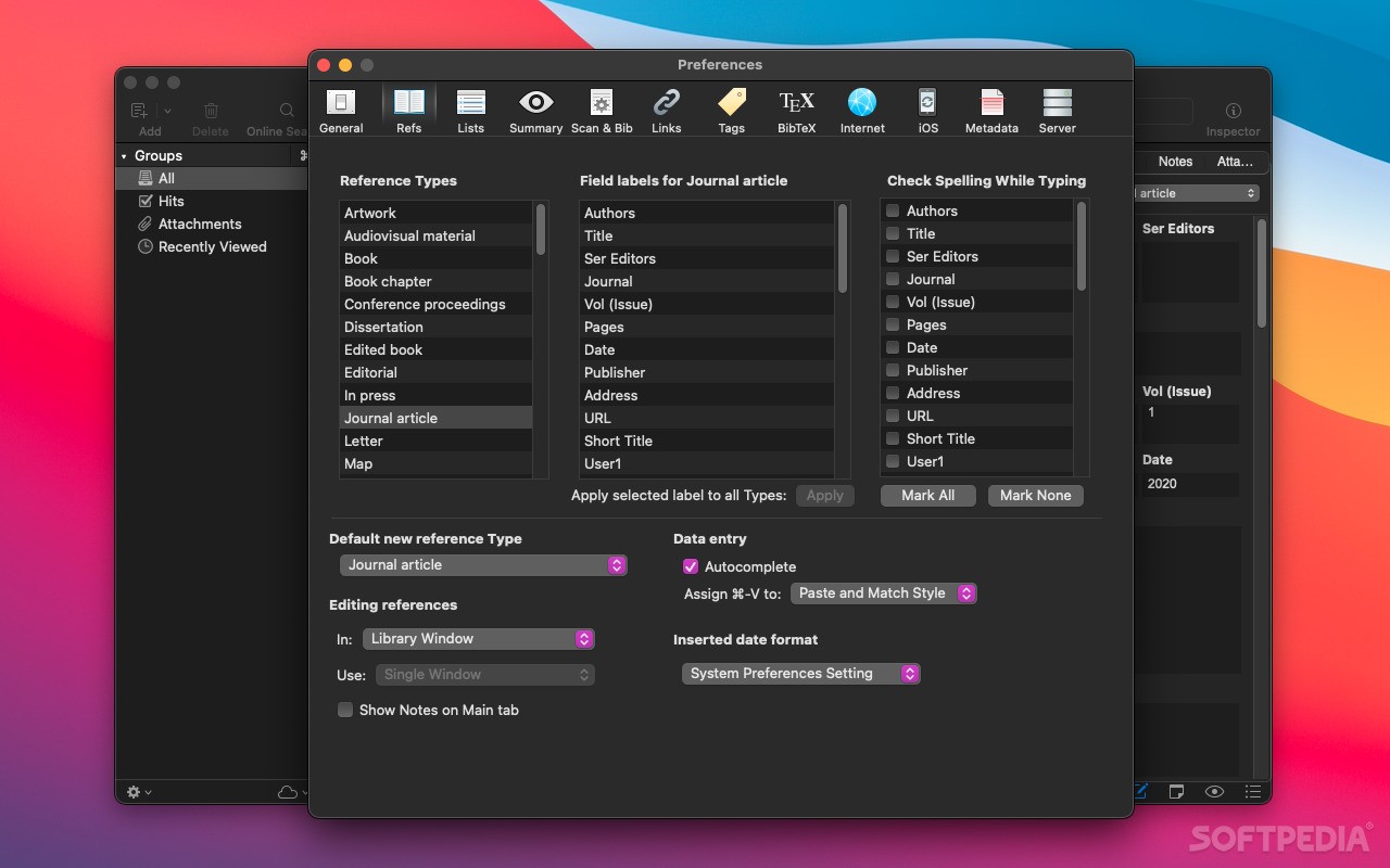 Bookends (Mac) Download, Review, Screenshots