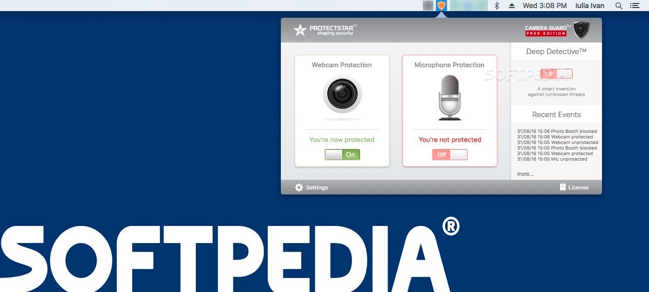 Camera Guard (Mac) - Download, Review, Screenshots