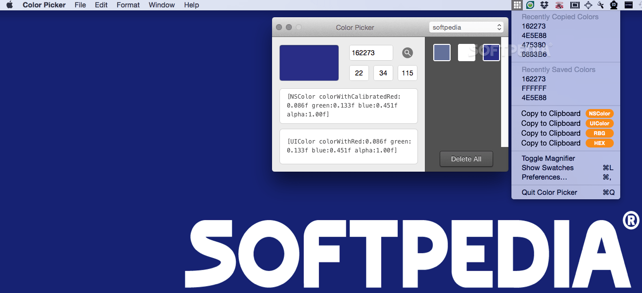 Color Picker (Mac) Download, Review, Screenshots