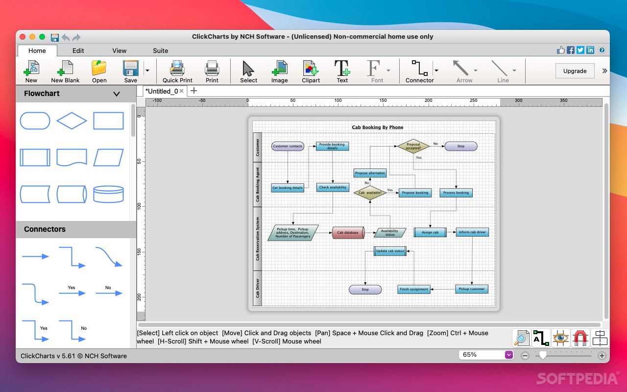 ClickCharts Diagram Flowchart Software Download Free (Mac) - 9.50