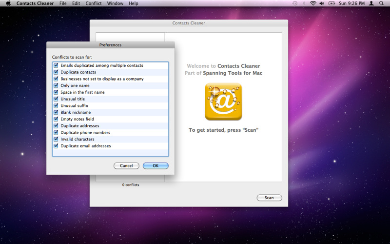 Contacts Cleaner (Mac) Download