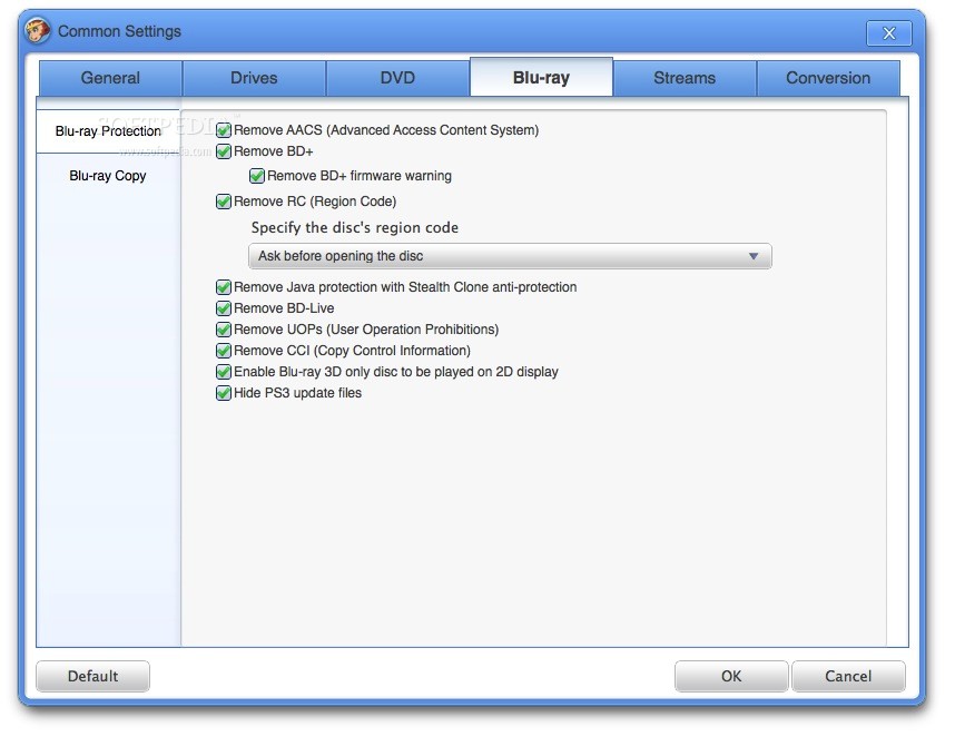 DVDFab Bluray Ripper 3D Plus (Mac) Download, Screenshots