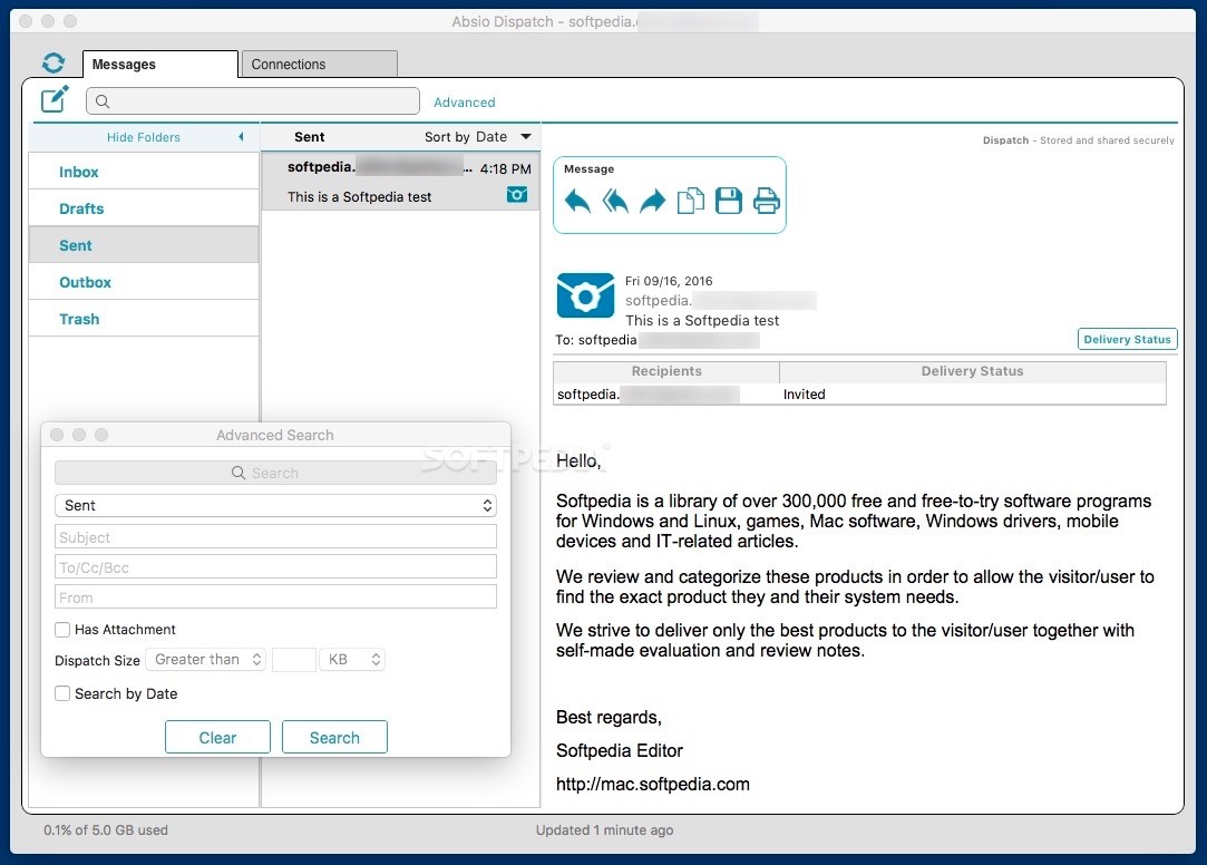 Dispatch (Mac) Download, Review, Screenshots