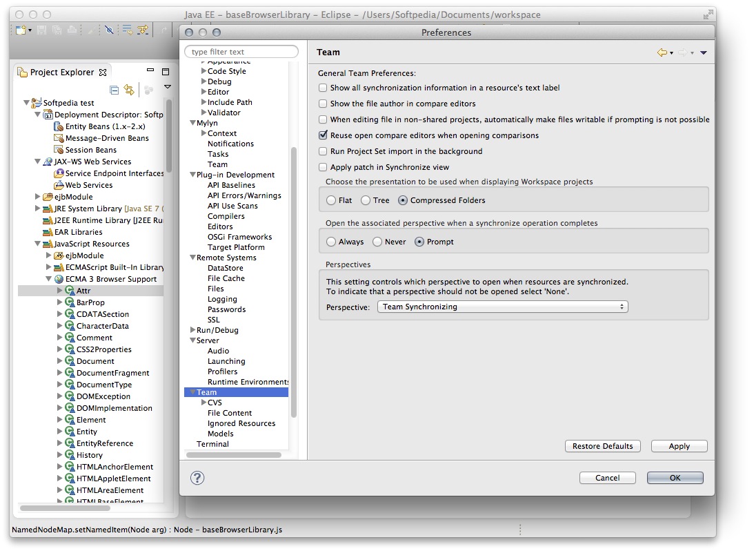 Eclipse IDE for Java EE Developers Mac 1.5.1 Download