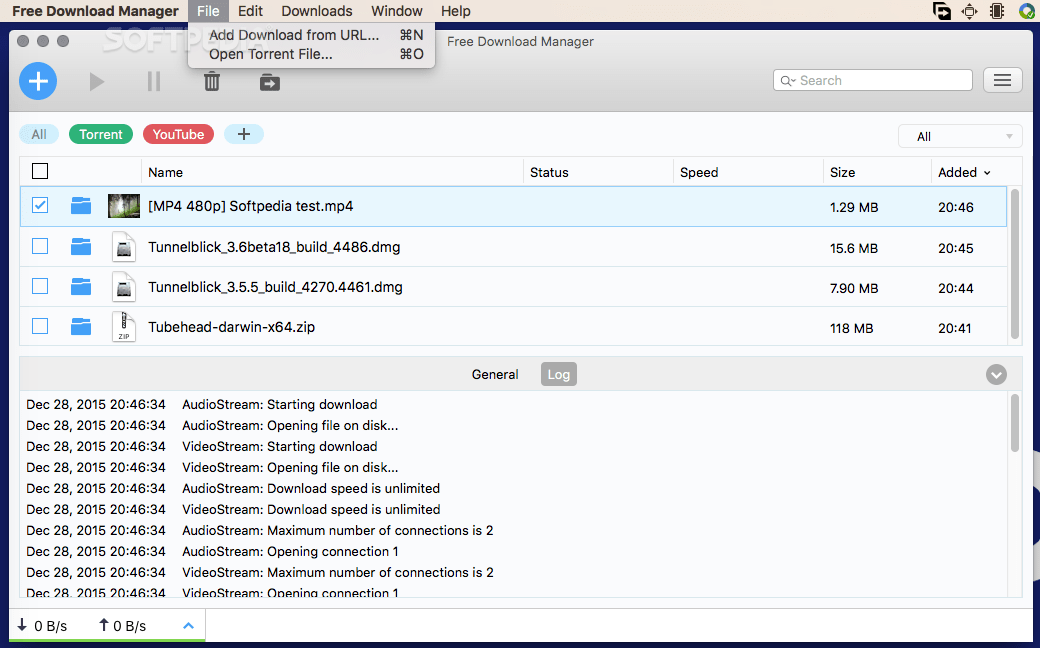 Free Download Manager (Mac) Download, Review, Screenshots