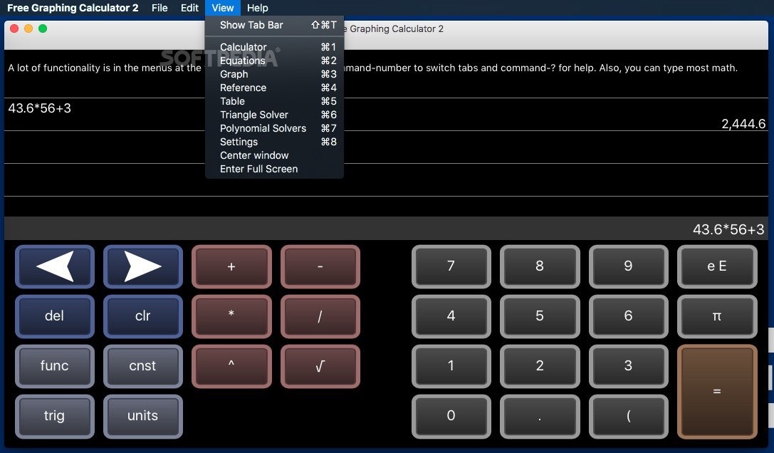 EduCalc (formerly Free Graphing Calculator 2) (Mac) Download