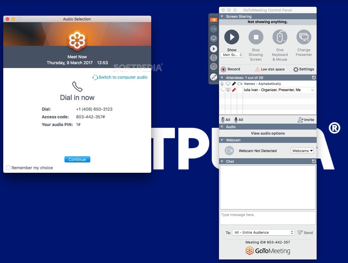 GoToMeeting Mac 8.15.0 Build 7759 Download
