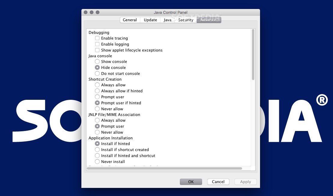 Java (JRE) (Mac) Download, Review, Screenshots