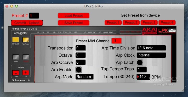 LPK25 Editor (Mac) - Download, Screenshots