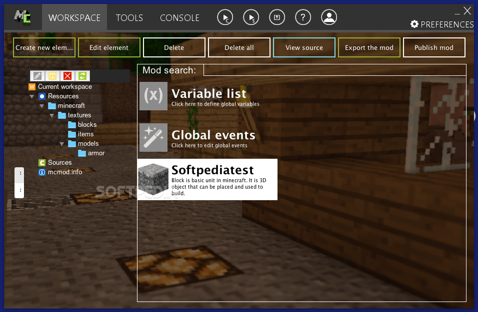 MCreator Mac 2020.3.22116 Download