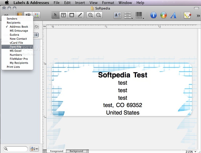 Labels & Addresses (Mac) Download