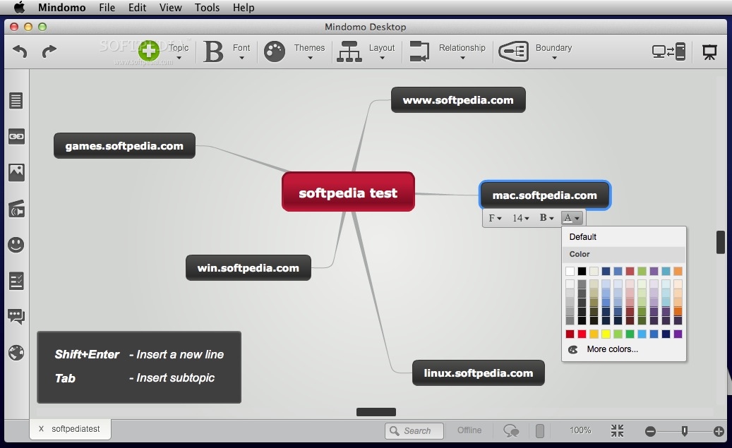 Mindomo Desktop Mac 9.2.6 Download