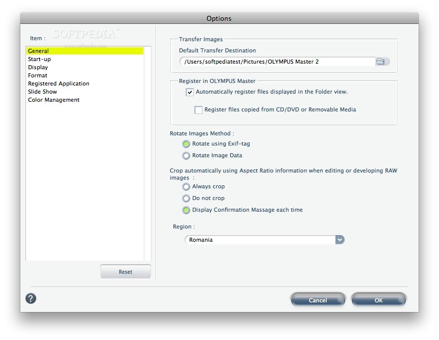 OLYMPUS Master 2.2 (Mac) Download