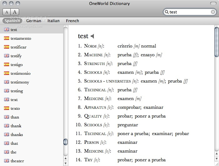 One World Dictionary (Mac) Download