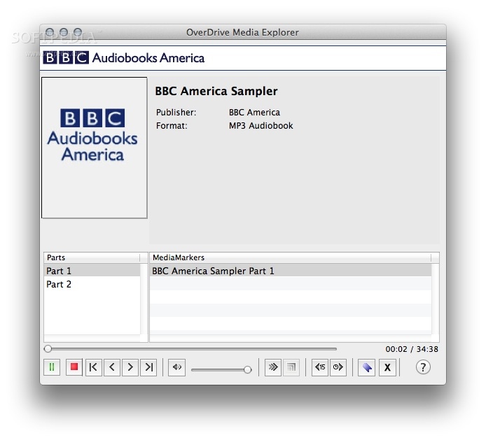 OverDrive Media Console (Mac) Download, Screenshots