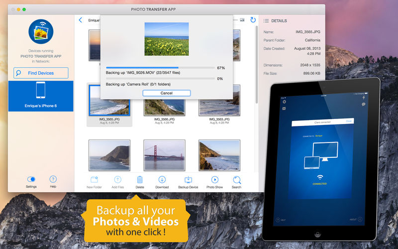 Photo Transfer App (Mac) Download, Review, Screenshots