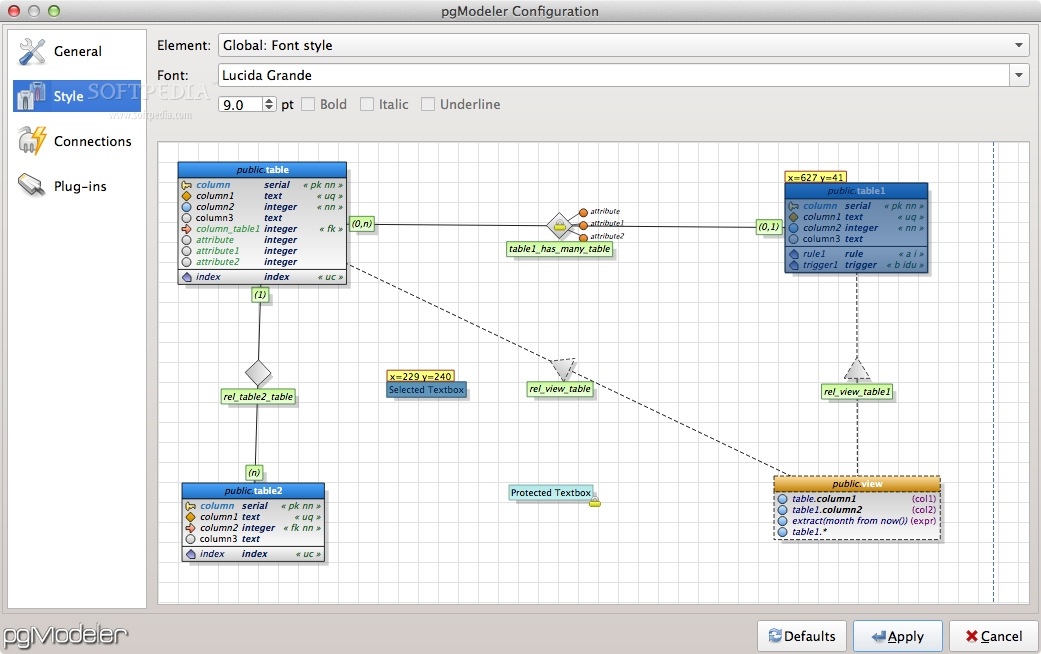 PostgreSQL Database Modeler (Mac) Download