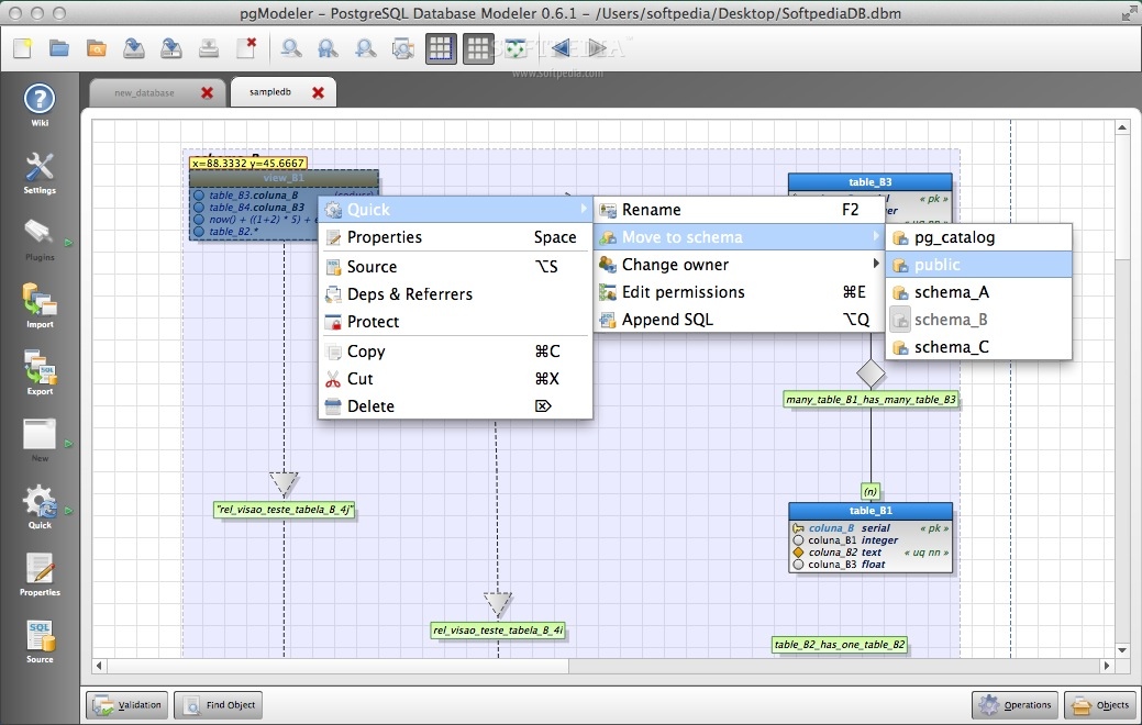 PostgreSQL Database Modeler (Mac) Download