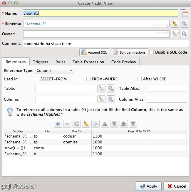 PostgreSQL Database Modeler (Mac) Download