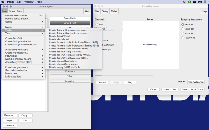 Praat Download (Mac) - Softpedia
