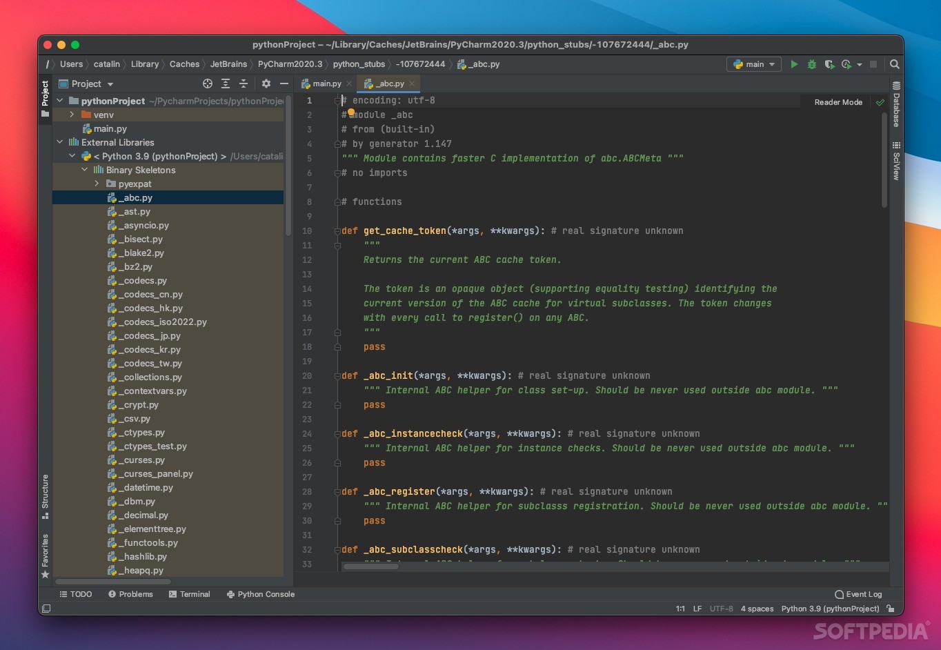 PyCharm Professional Mac 2021.1 Build 211.6693.115 Download