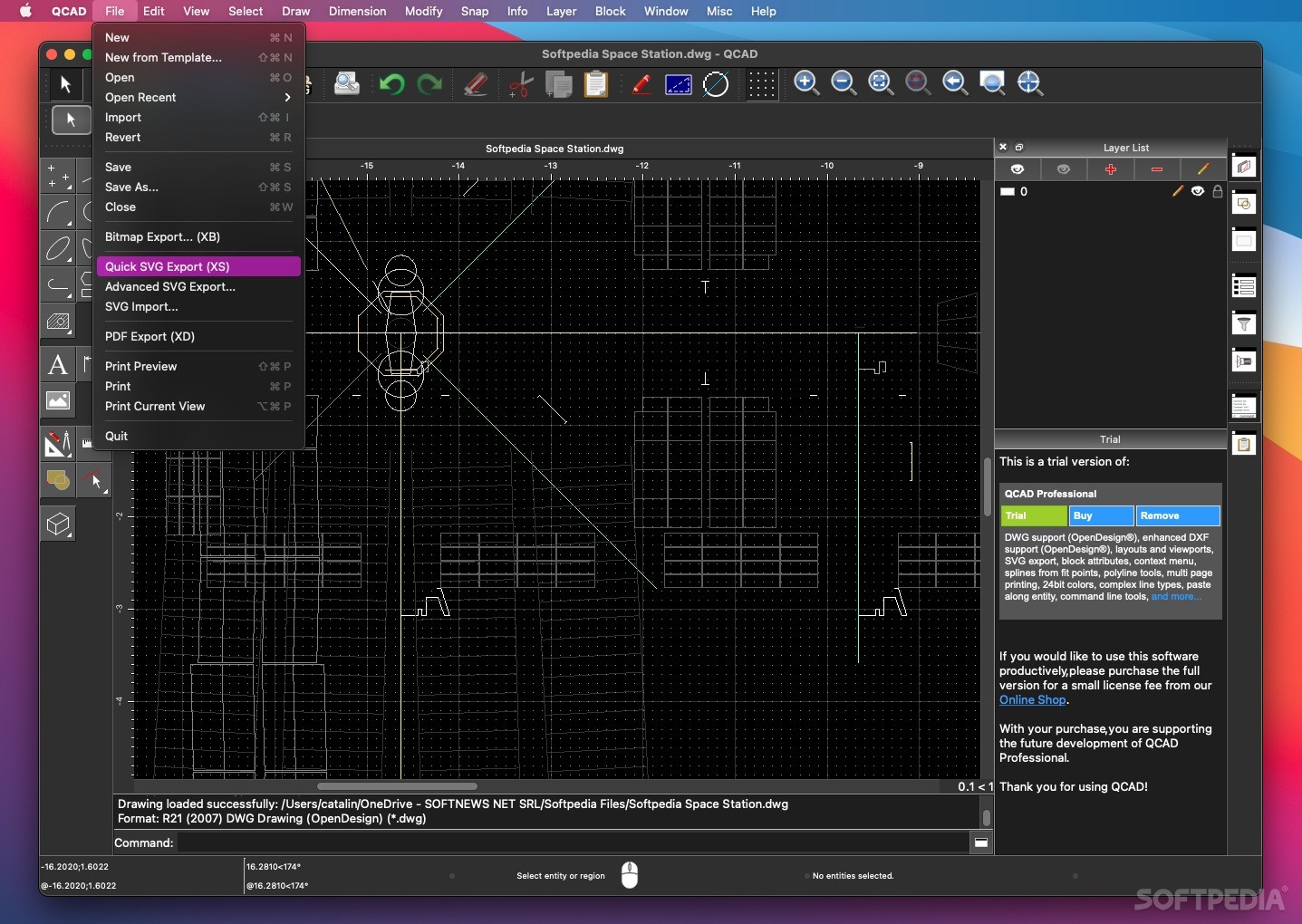TÉLÉCHARGER QCAD PROFESSIONAL GRATUIT