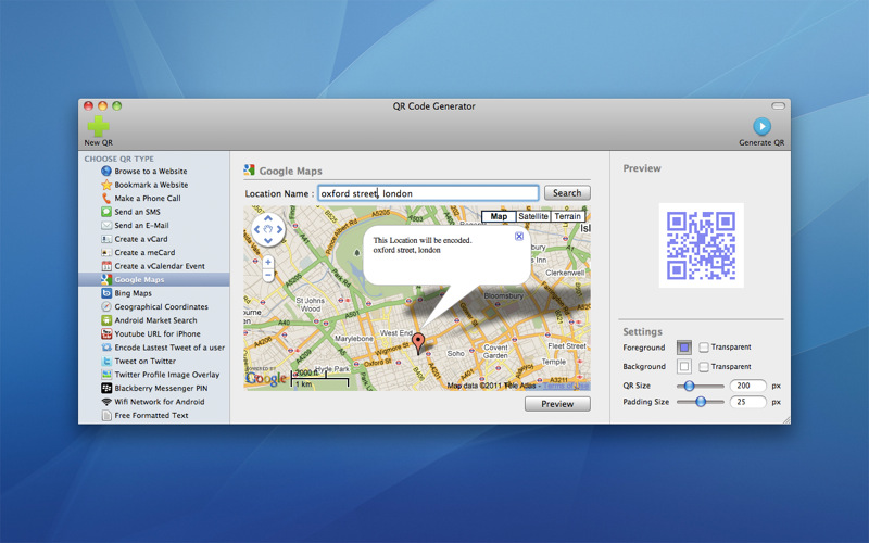 QR Code Generator Mac 1.9.3 Download