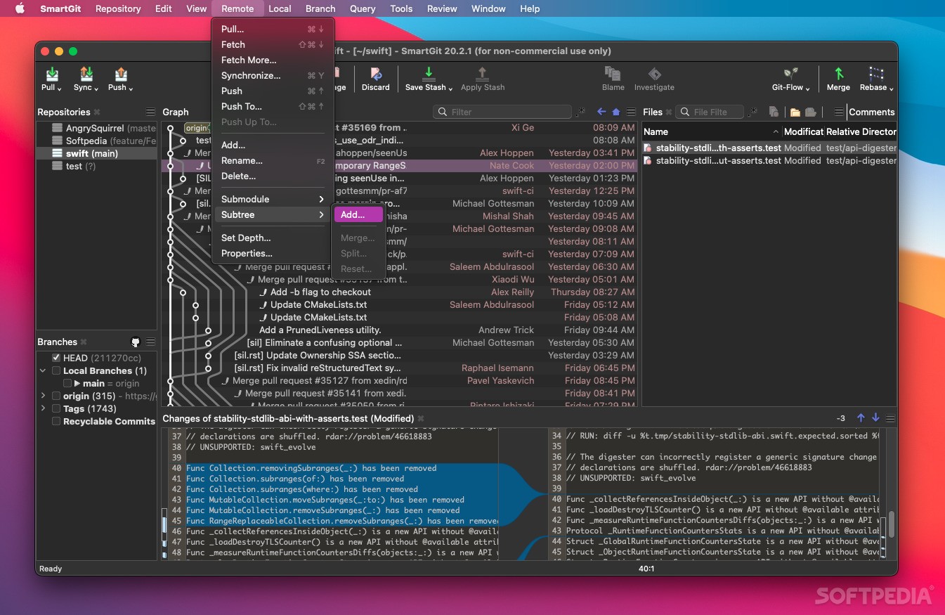 SmartGit (Mac) - Download, Review, Screenshots