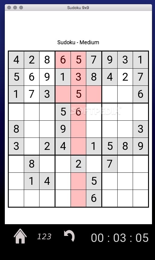 Sudoku 9x9 Mac 1.05 Download