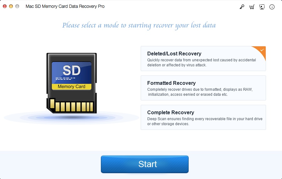 Sony SD Memory Card Data Recovery for Mac Software Free Download