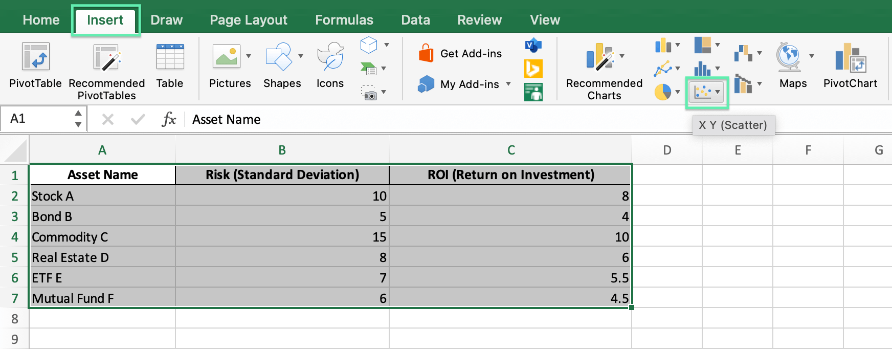 How to Create an X Y Chart in Excel (Downloadable Template)