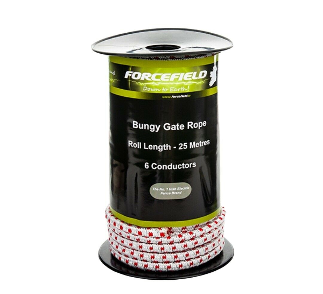ELECTRIC FENCING GATE BUNGEE CORD 6mm Elastic Rope for Fence Gates 25m