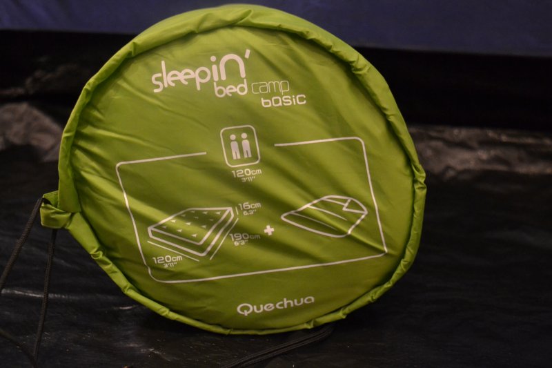 Review Sleeping`Bed BA120 2P Quechua MaCamp Guia Camping e Campismo
