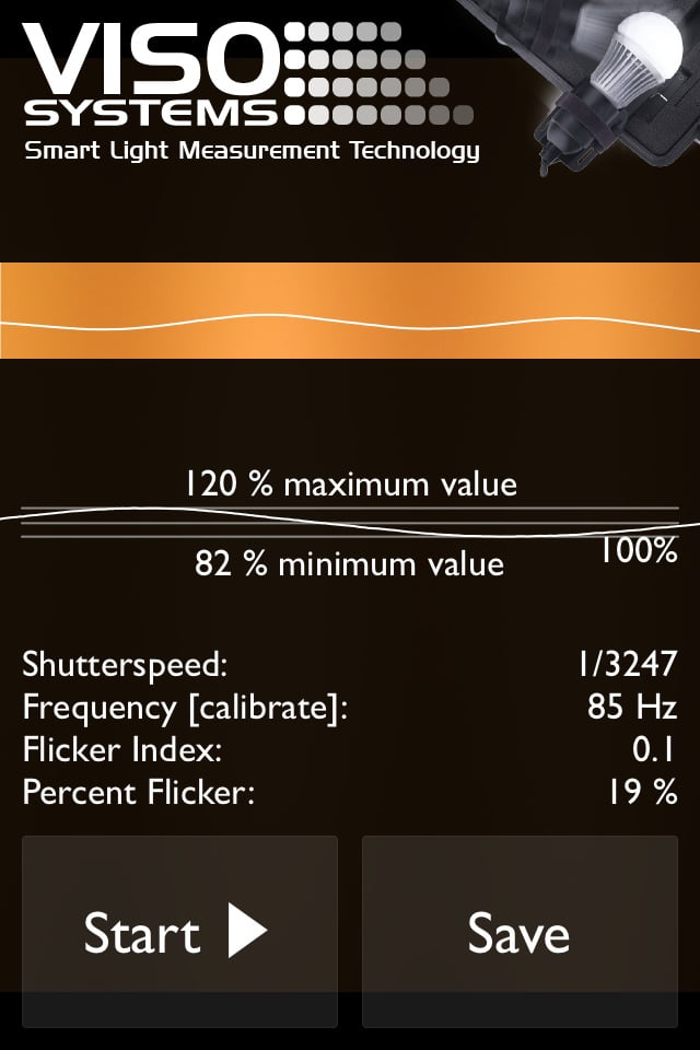 App zum Messen von LED Lampen Flackern/Flickern ⌚️ 🖥 📱 mac&egg
